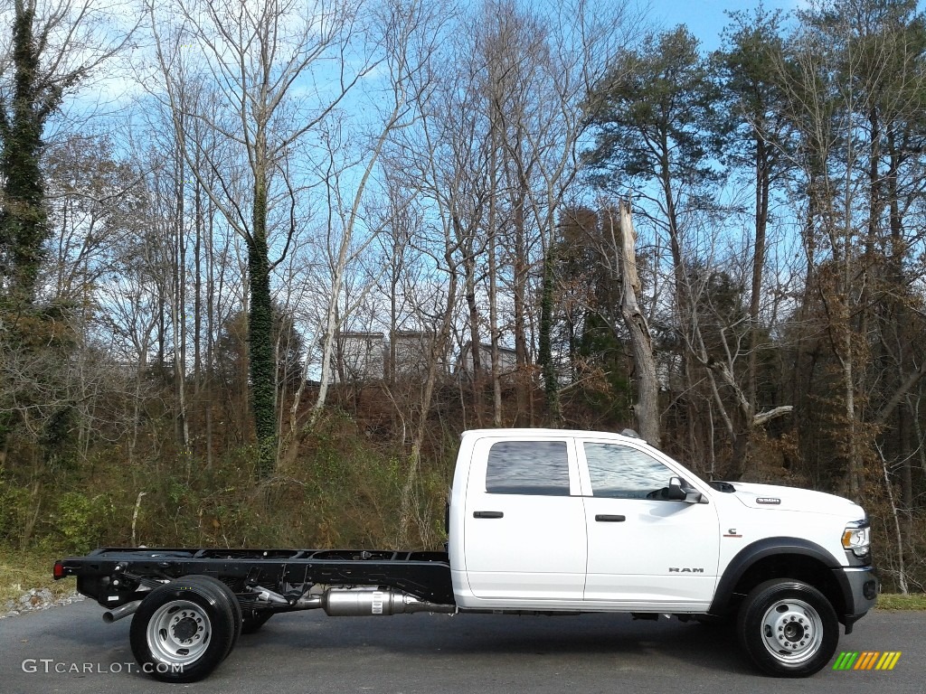 Bright White 2020 Ram 5500 Tradesman Crew Cab Chassis Exterior Photo #140499078