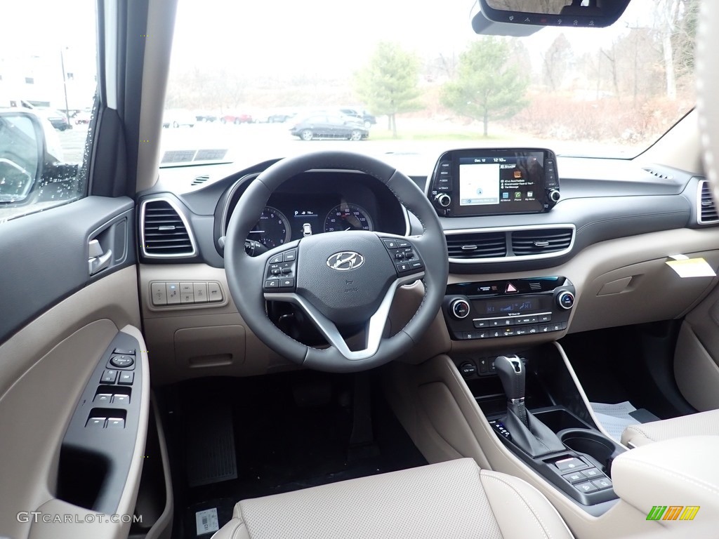 Beige Interior 2021 Hyundai Tucson Ulitimate AWD Photo #140500265