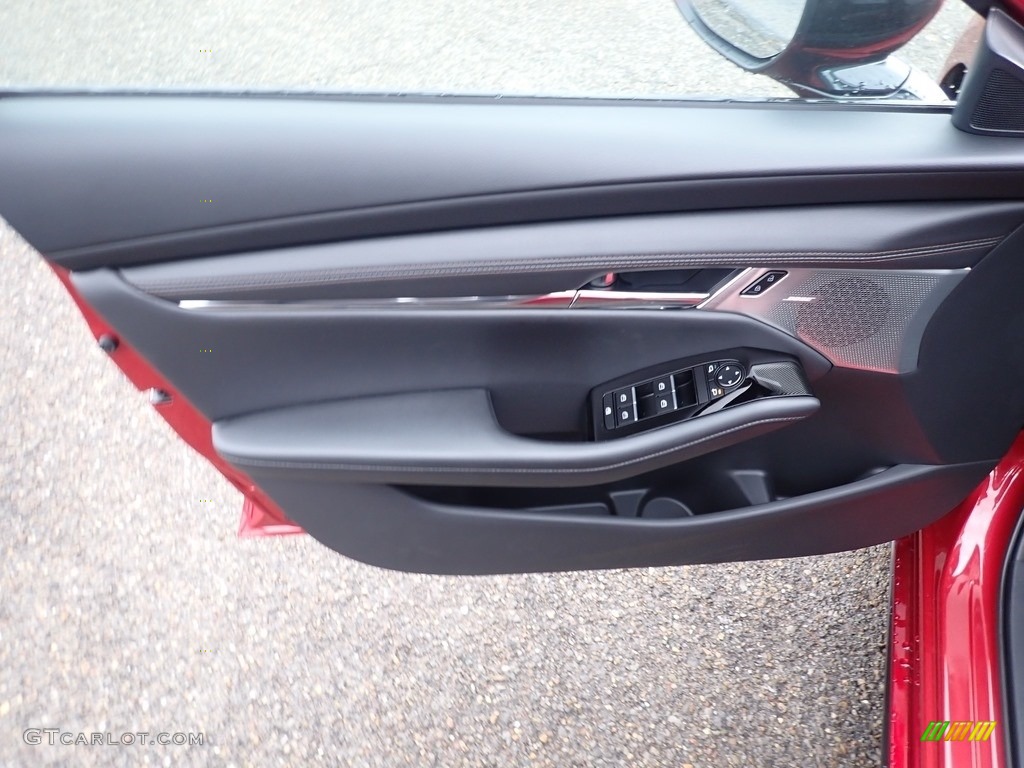 2021 Mazda Mazda3 2.5 Turbo Sedan AWD Black Door Panel Photo #140500280