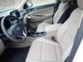 2021 Hyundai Tucson Beige Interior Front Seat Photo