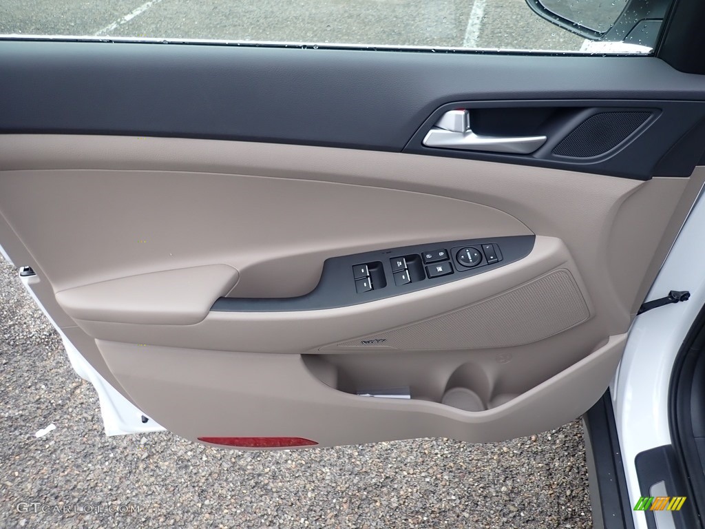 2021 Hyundai Tucson Ulitimate AWD Beige Door Panel Photo #140500308