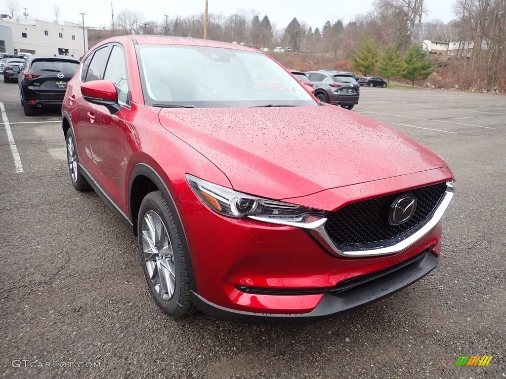 2021 CX-5 Grand Touring Reserve AWD - Soul Red Crystal Metallic / Parchment photo #3