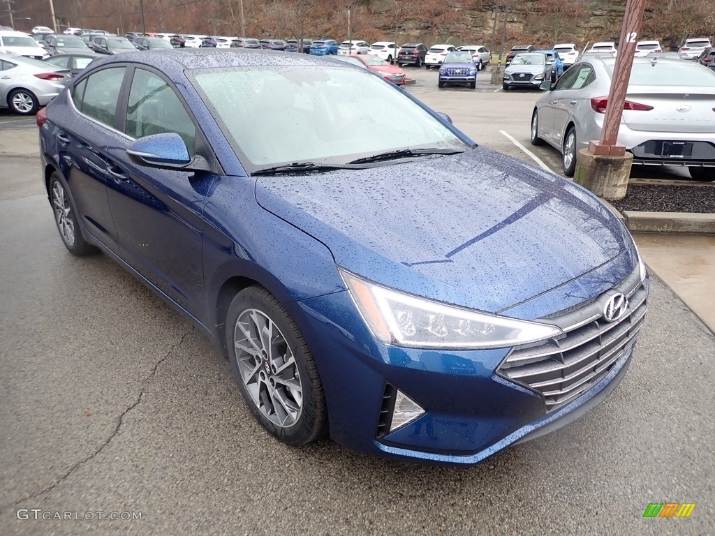Lakeside Blue 2020 Hyundai Elantra Limited Exterior Photo #140500878