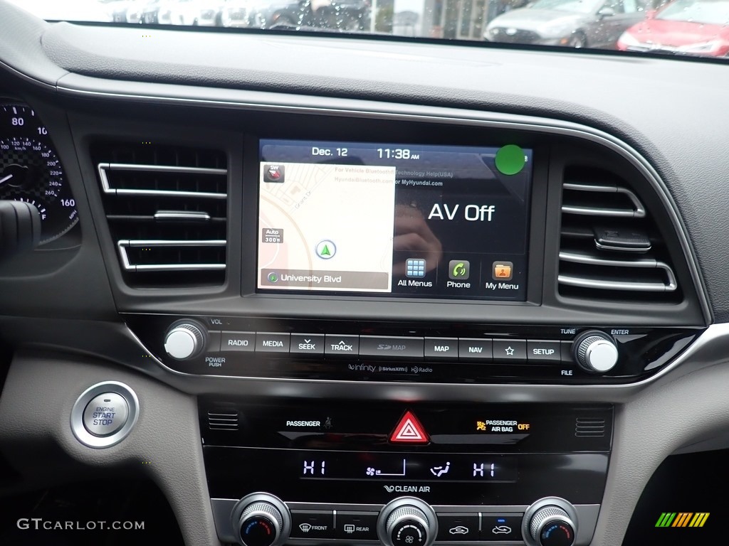 2020 Hyundai Elantra Limited Controls Photo #140501123