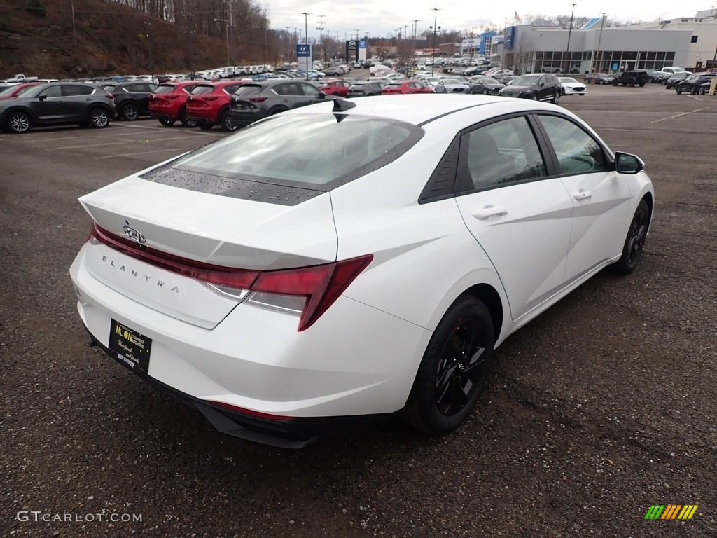 2021 Elantra SEL - Quartz White / Medium Gray photo #2