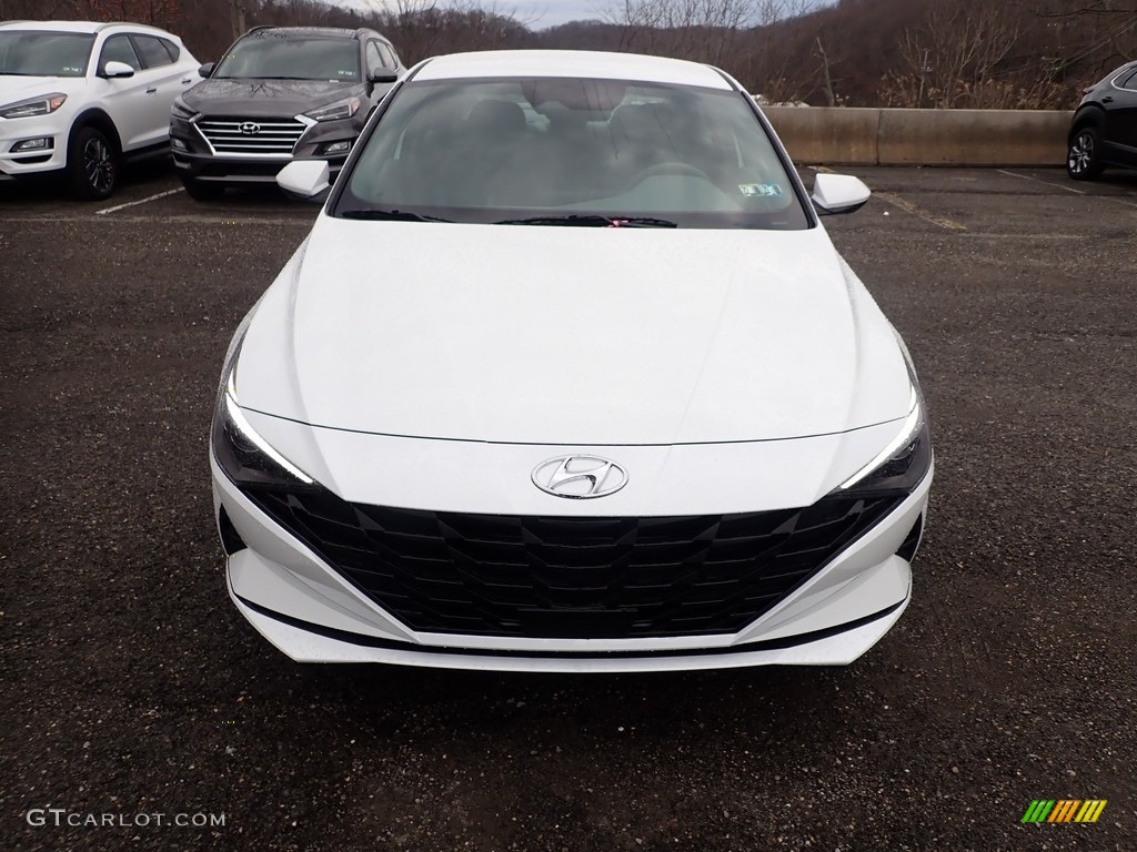 2021 Elantra SEL - Quartz White / Medium Gray photo #4