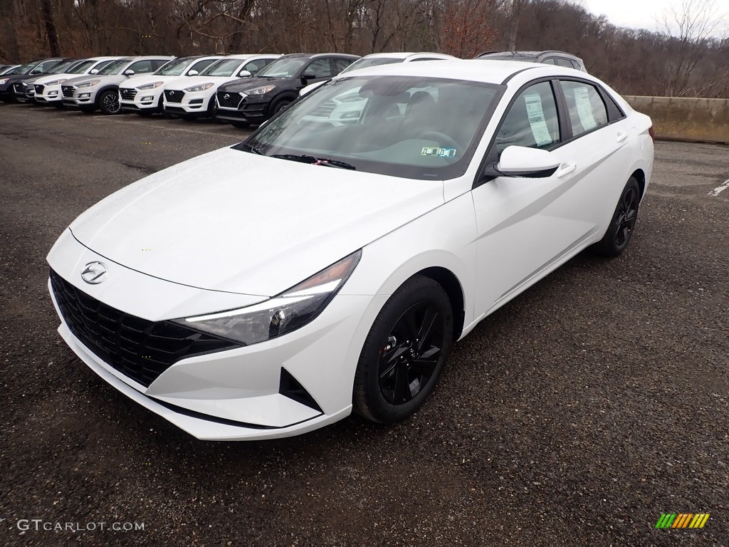 Quartz White 2021 Hyundai Elantra SEL Exterior Photo #140501287