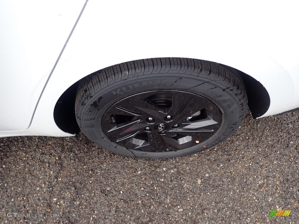 2021 Elantra SEL - Quartz White / Medium Gray photo #7
