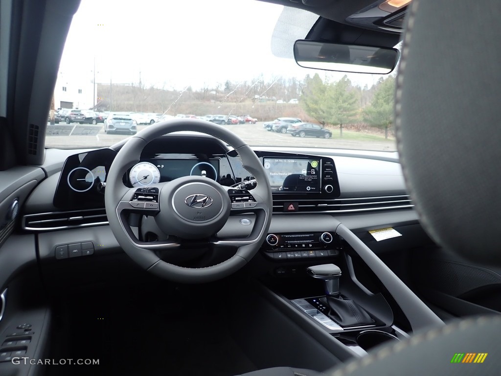 2021 Elantra SEL - Quartz White / Medium Gray photo #9
