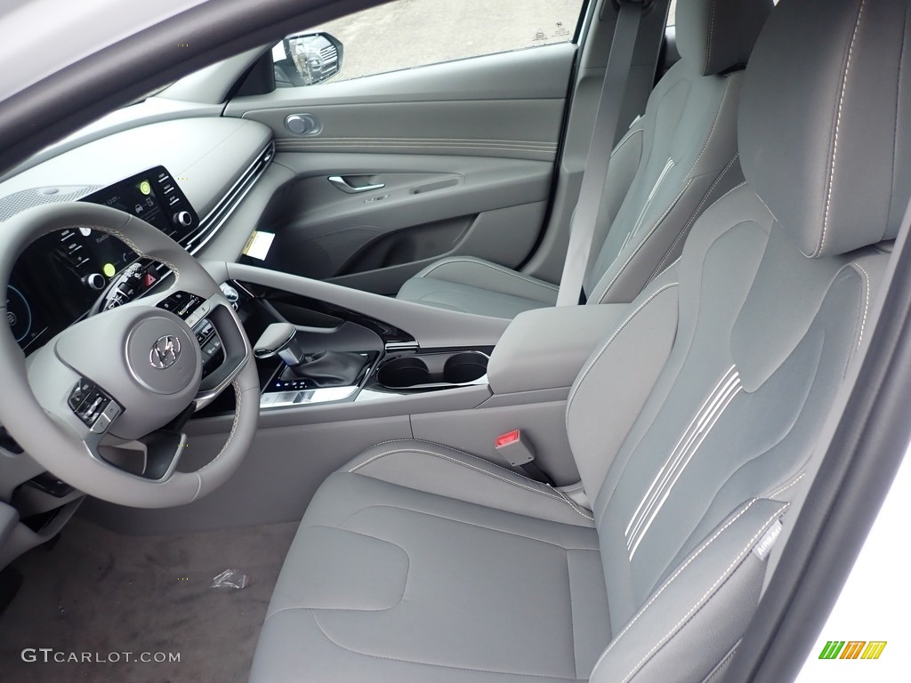 2021 Elantra SEL - Quartz White / Medium Gray photo #10