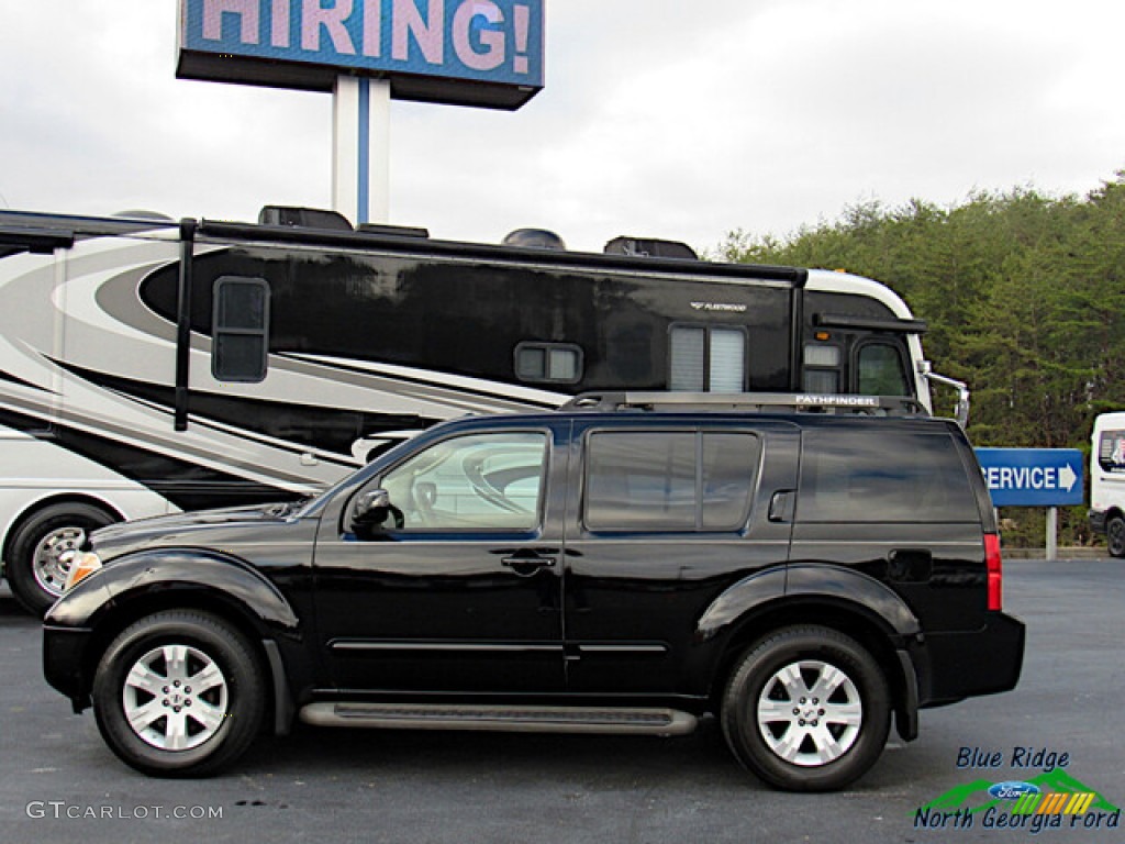 2007 Pathfinder LE - Super Black / Desert photo #2