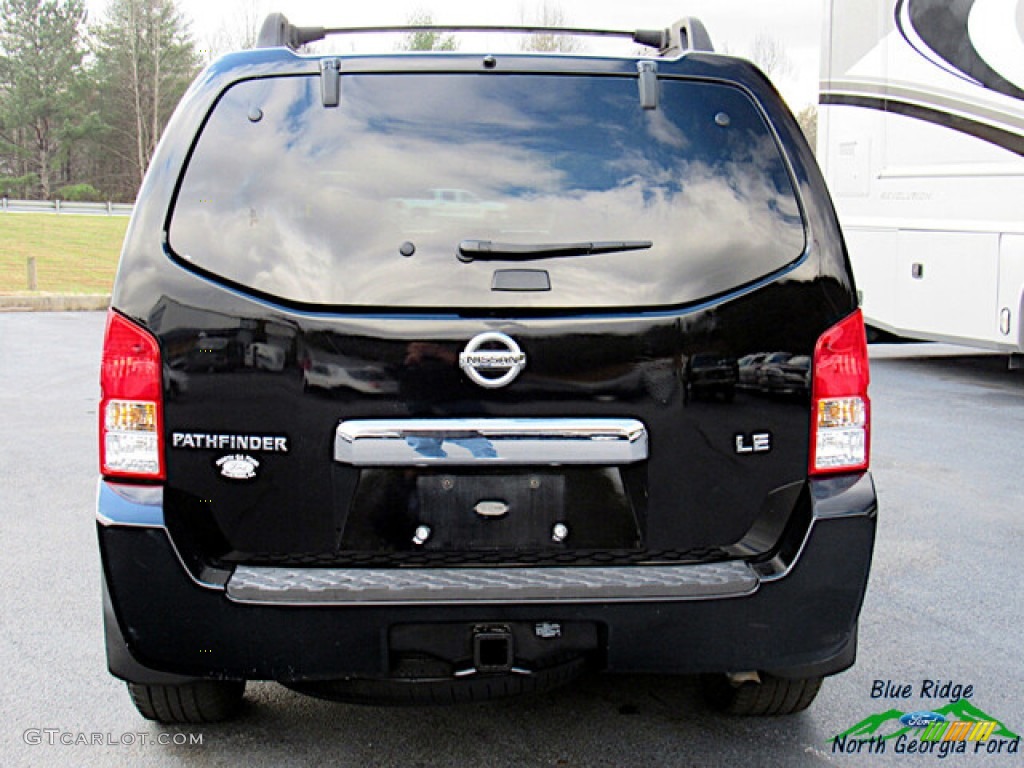 2007 Pathfinder LE - Super Black / Desert photo #4