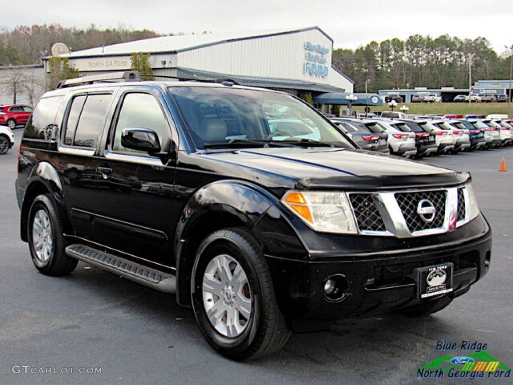 2007 Pathfinder LE - Super Black / Desert photo #7