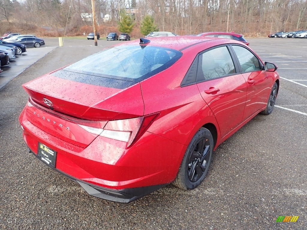 2021 Elantra SEL - Calypso Red / Medium Gray photo #2