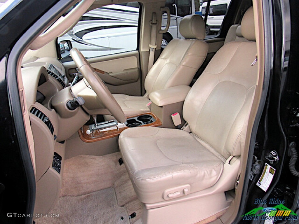 2007 Pathfinder LE - Super Black / Desert photo #10