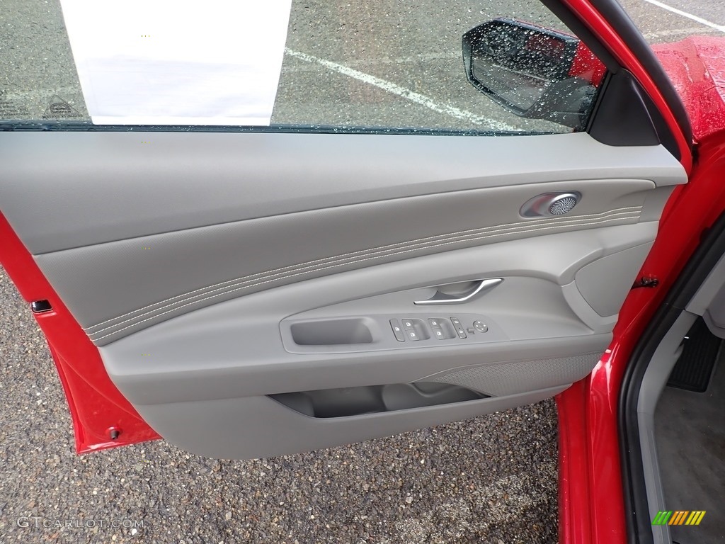 2021 Elantra SEL - Calypso Red / Medium Gray photo #10
