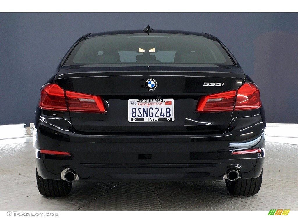 2020 5 Series 530i Sedan - Jet Black / Black photo #3