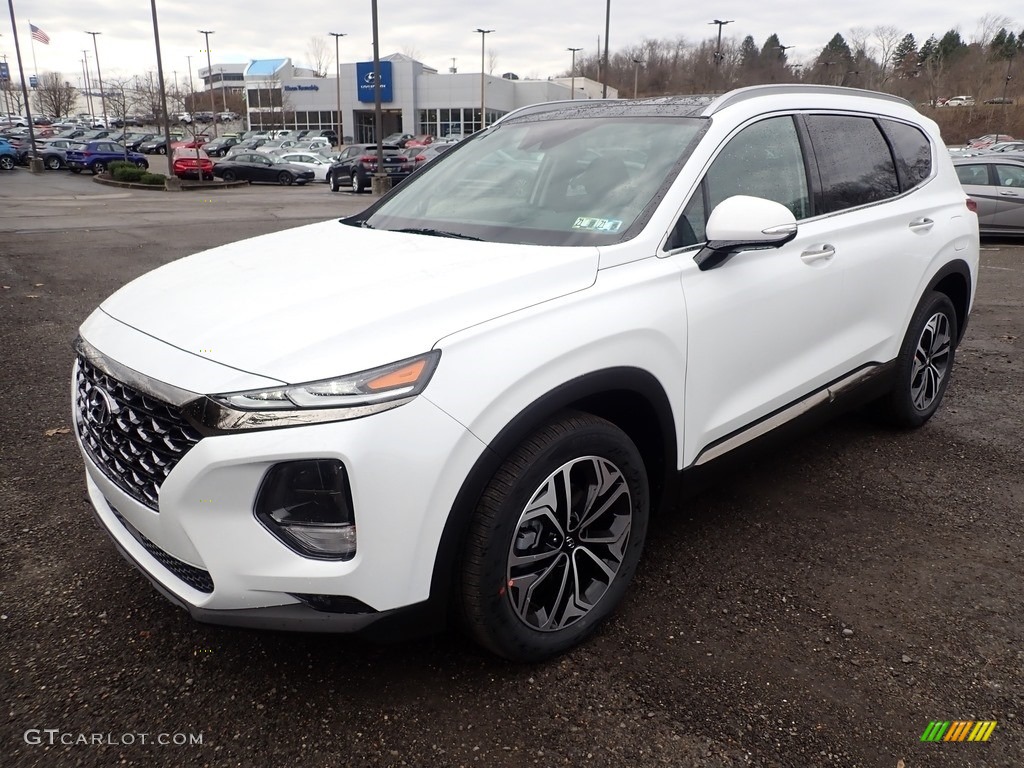 Quartz White 2020 Hyundai Santa Fe Limited 2.0 AWD Exterior Photo #140502054