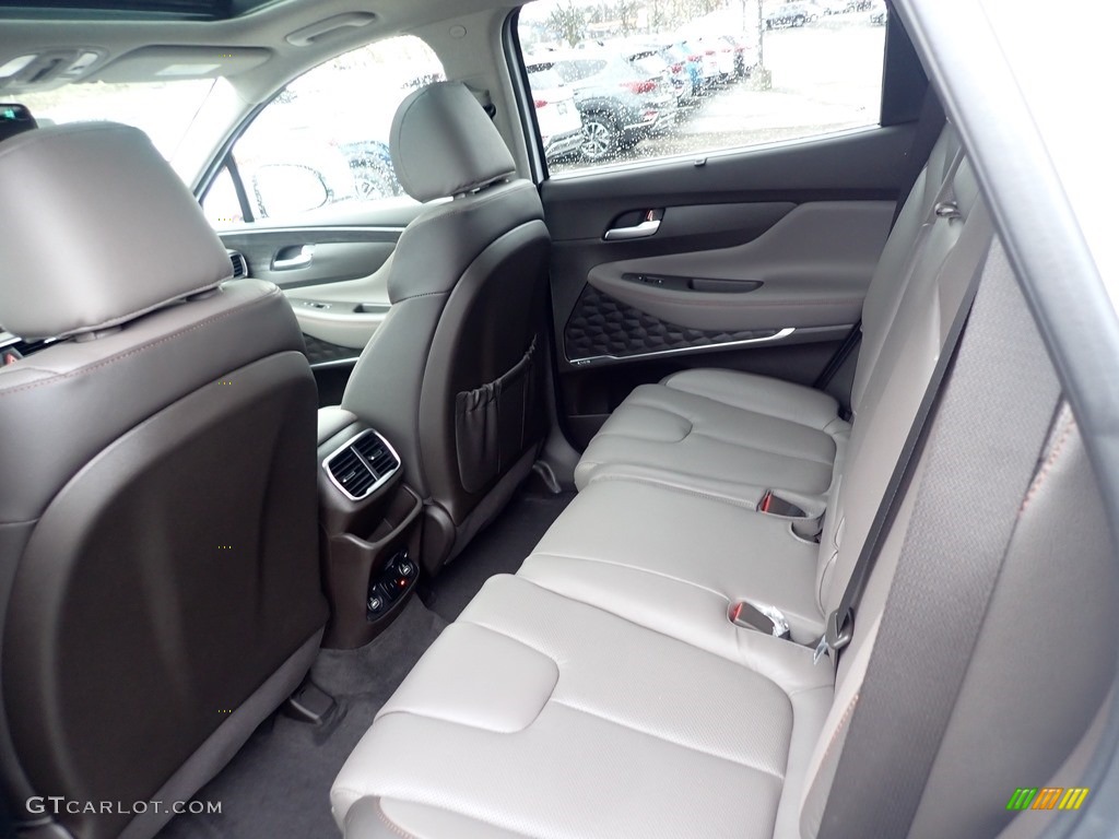 Espresso/Gray Interior 2020 Hyundai Santa Fe Limited 2.0 AWD Photo #140502149