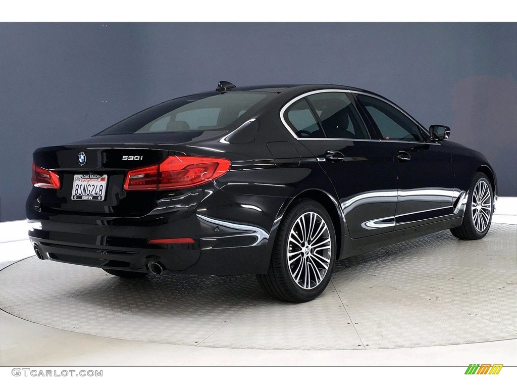 2020 5 Series 530i Sedan - Jet Black / Black photo #13