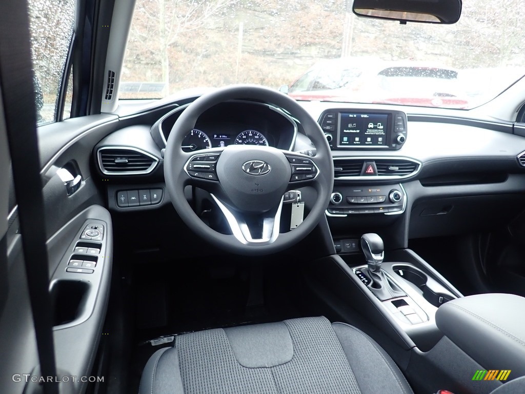 2020 Hyundai Santa Fe SE AWD Black Dashboard Photo #140502529