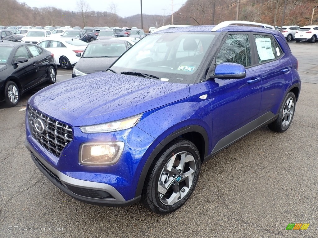 Intense Blue 2021 Hyundai Venue SEL Exterior Photo #140502733
