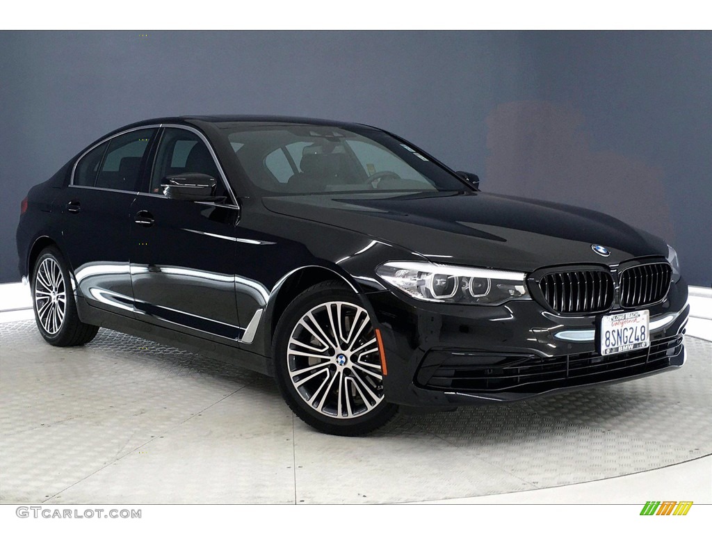 2020 5 Series 530i Sedan - Jet Black / Black photo #37