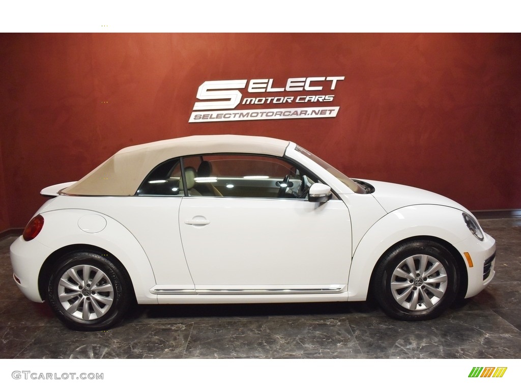 2018 Beetle S Convertible - Pure White / Beige photo #4