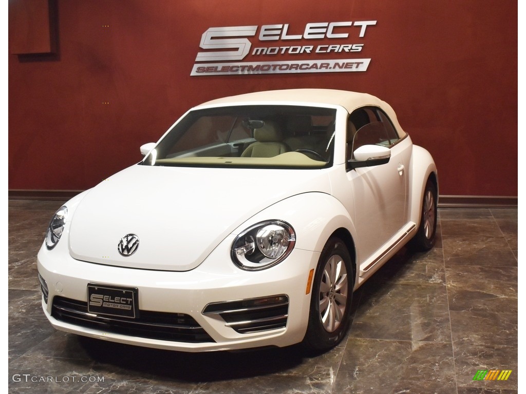 2018 Beetle S Convertible - Pure White / Beige photo #5