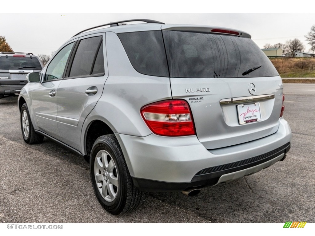 2007 ML 350 4Matic - Iridium Silver Metallic / Black photo #6