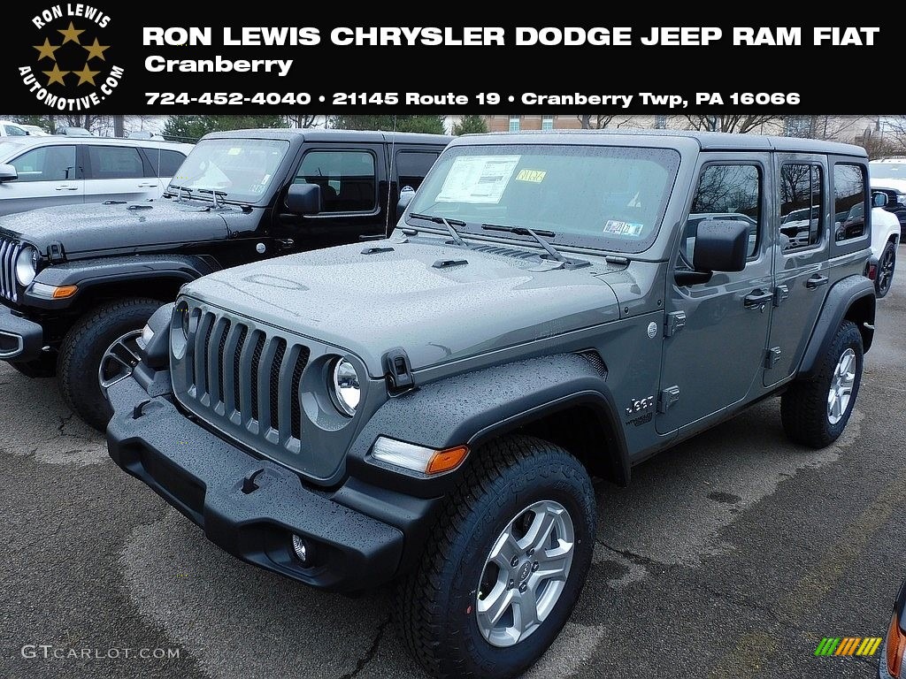 2021 Wrangler Unlimited Sport 4x4 - Sting-Gray / Black photo #1