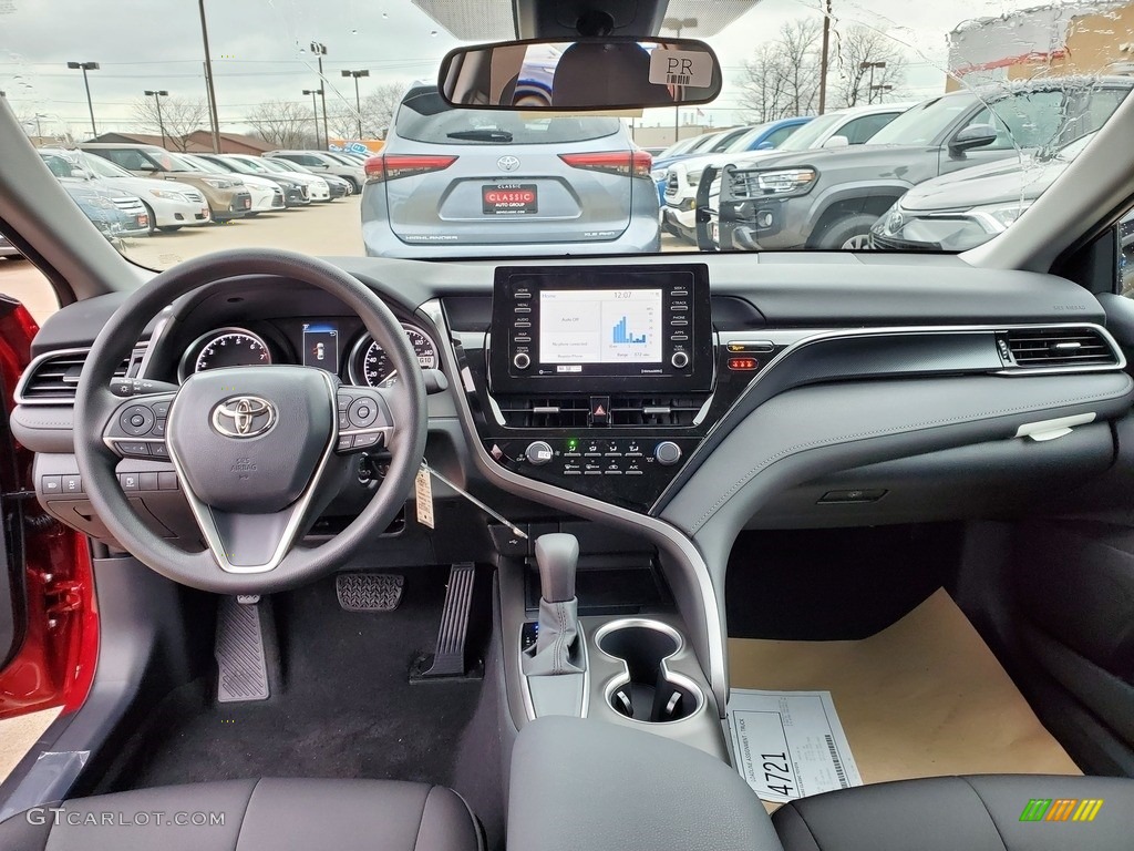 2021 Toyota Camry LE Black Dashboard Photo #140504701