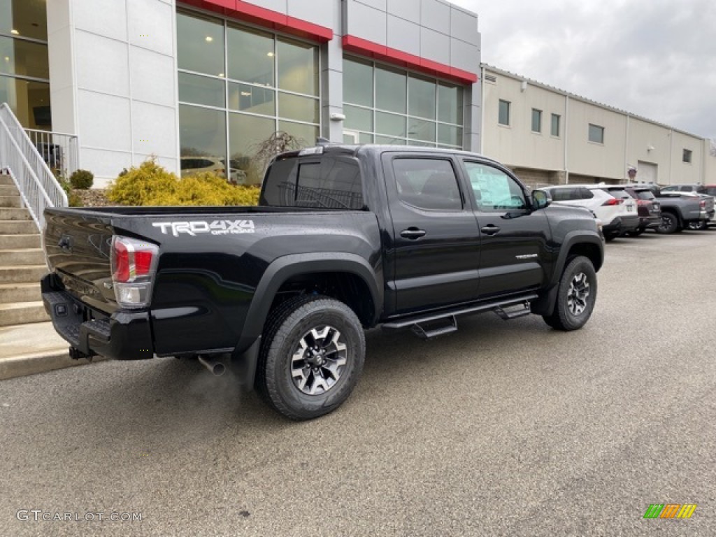 2021 Tacoma TRD Off Road Double Cab 4x4 - Midnight Black Metallic / TRD Cement/Black photo #13