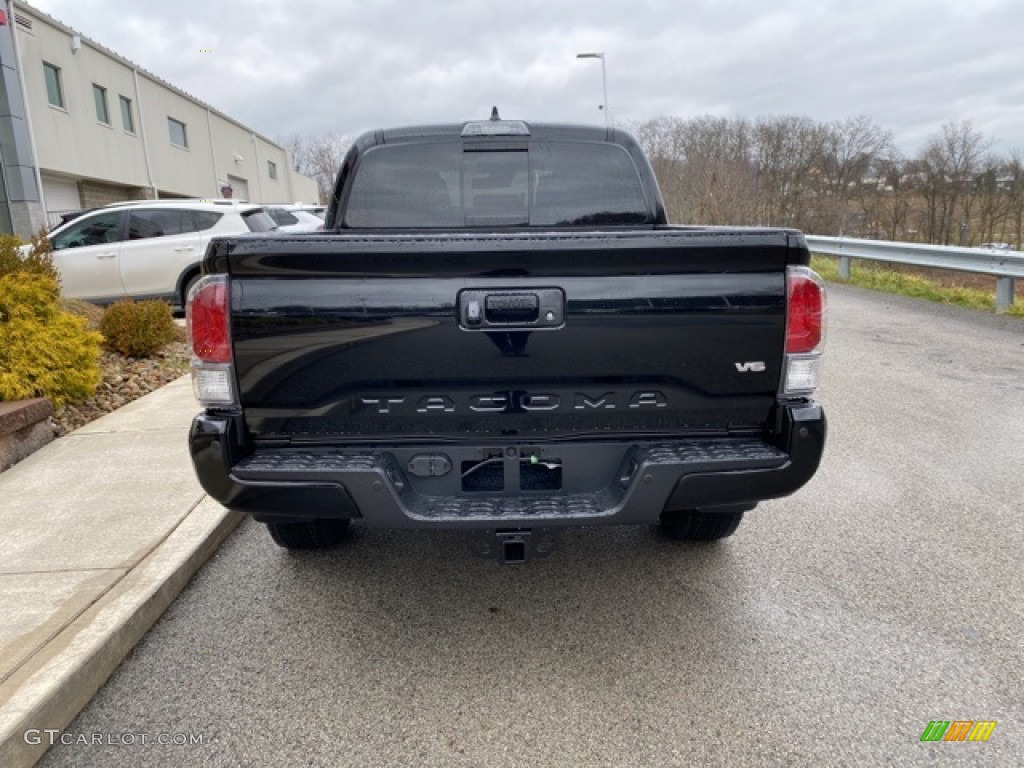 2021 Tacoma TRD Off Road Double Cab 4x4 - Midnight Black Metallic / TRD Cement/Black photo #14