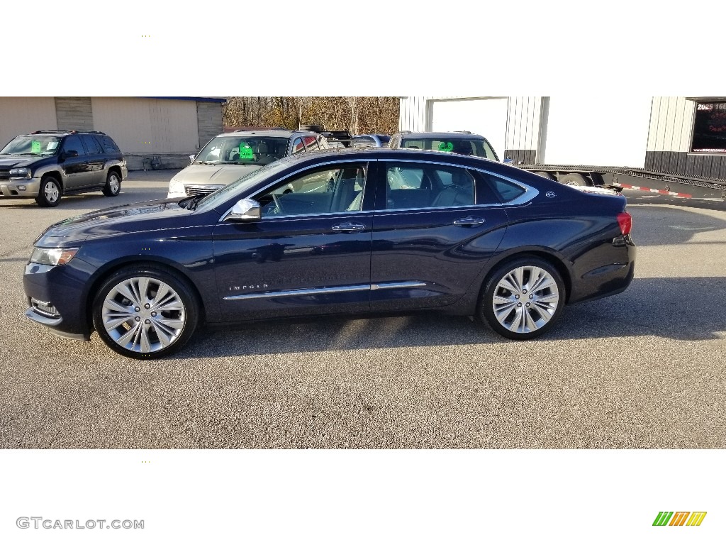 2015 Impala LTZ - Blue Velvet Metallic / Jet Black/Dark Titanium photo #2