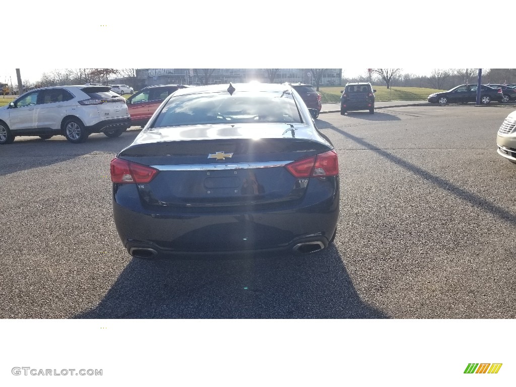 2015 Impala LTZ - Blue Velvet Metallic / Jet Black/Dark Titanium photo #4