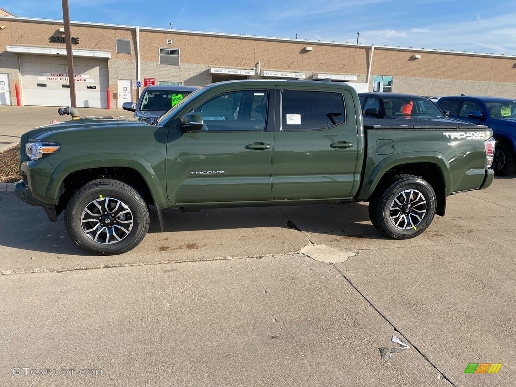 2021 Army Green Toyota Tacoma Trd Sport Double Cab 4x4 140504581