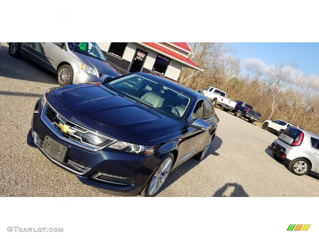 2015 Impala LTZ - Blue Velvet Metallic / Jet Black/Dark Titanium photo #8