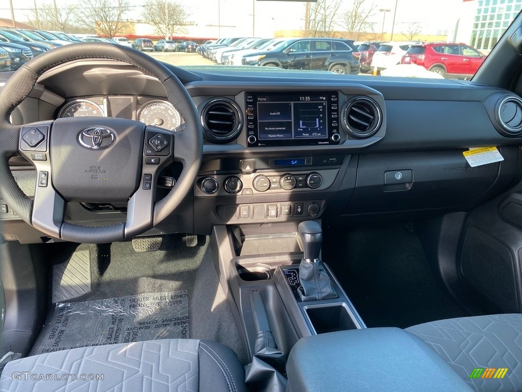 2021 Tacoma TRD Sport Double Cab 4x4 - Army Green / TRD Cement/Black photo #4