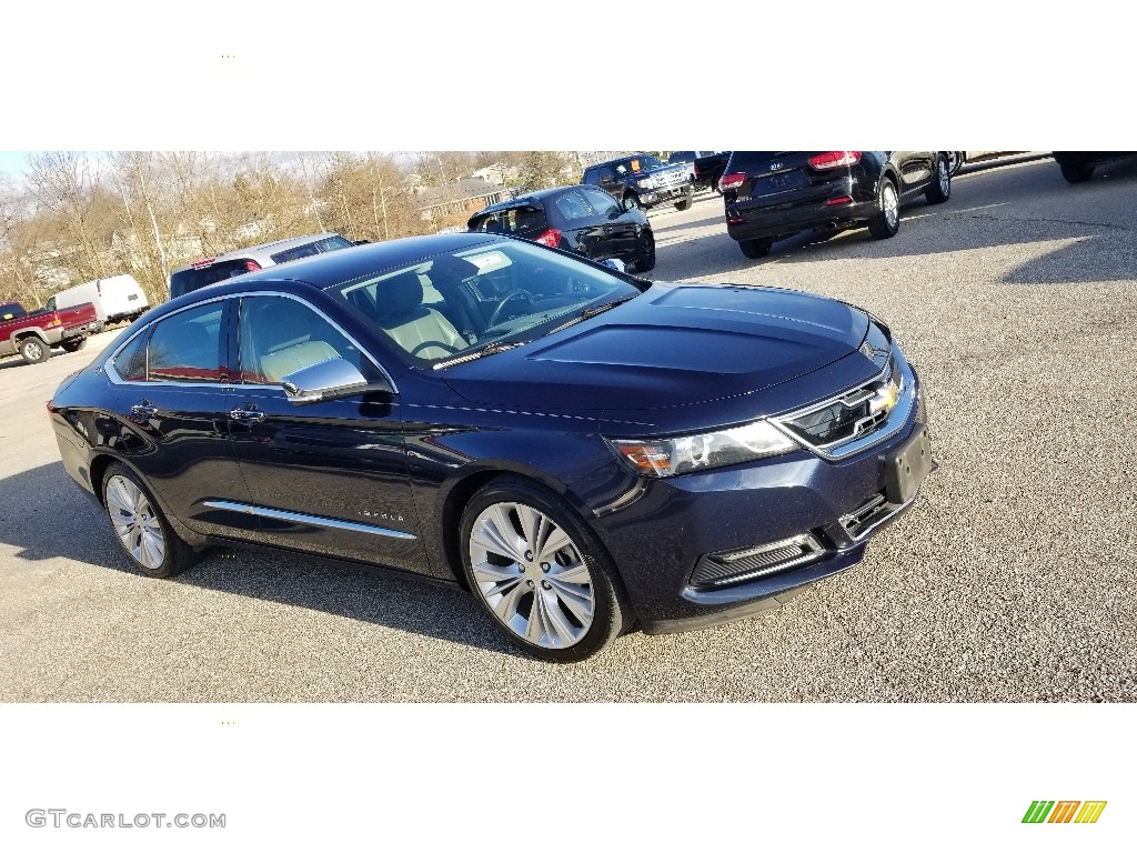 2015 Impala LTZ - Blue Velvet Metallic / Jet Black/Dark Titanium photo #19