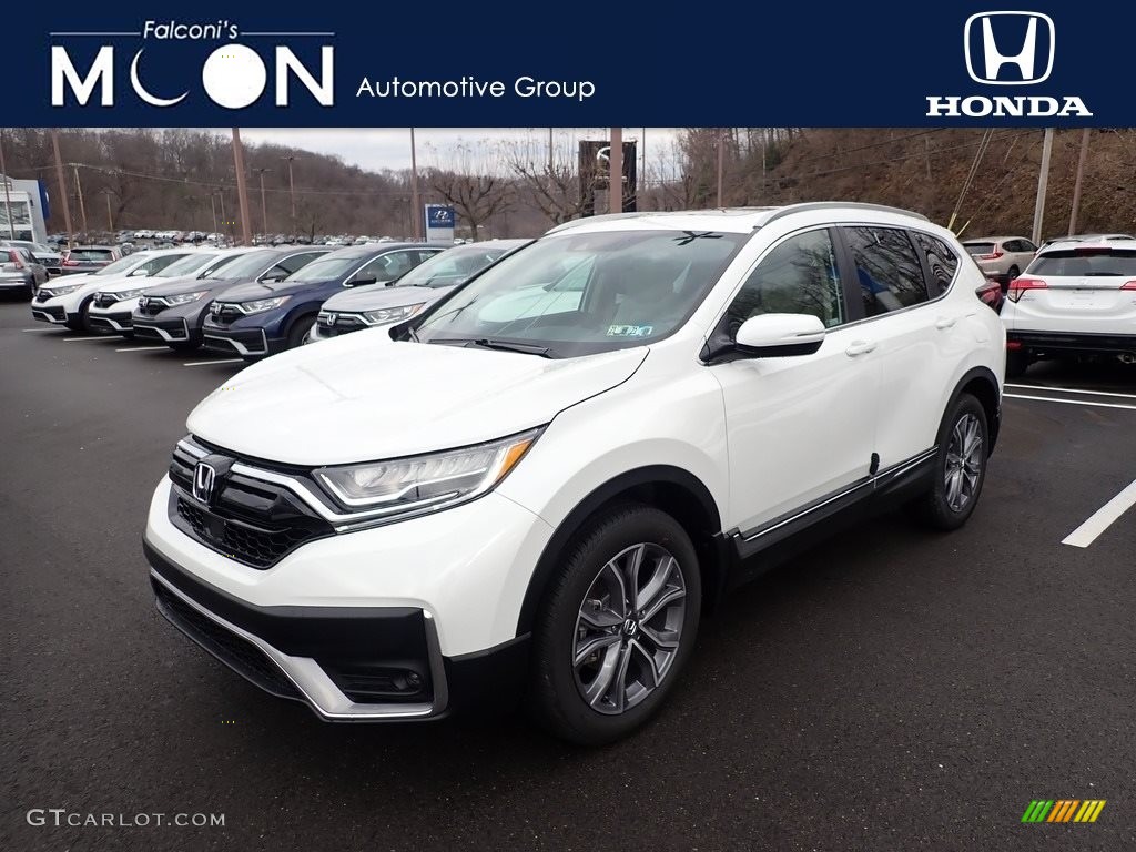 2021 CR-V Touring AWD - Platinum White Pearl / Ivory photo #1