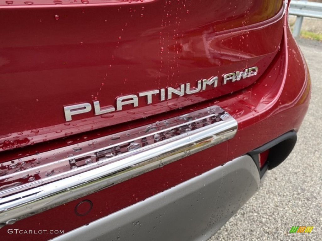 2021 Highlander Platinum AWD - Ruby Flare Pearl / Black photo #28