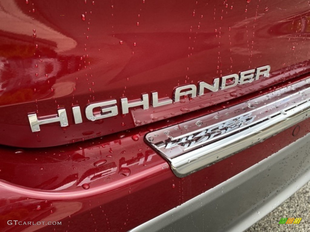 2021 Highlander Platinum AWD - Ruby Flare Pearl / Black photo #29
