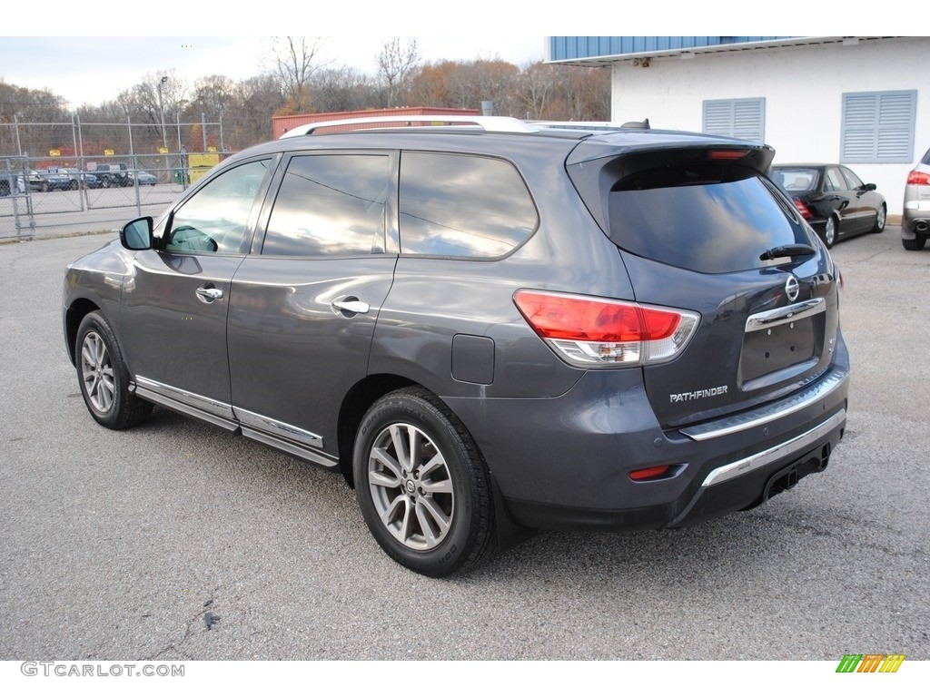 2014 Pathfinder SL AWD - Dark Slate / Almond photo #3