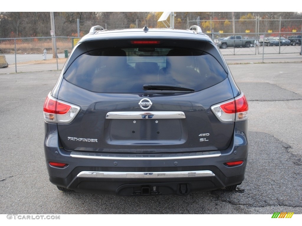 2014 Pathfinder SL AWD - Dark Slate / Almond photo #4