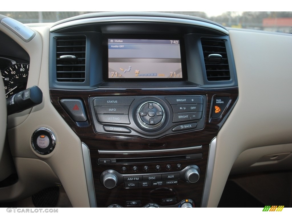 2014 Pathfinder SL AWD - Dark Slate / Almond photo #15