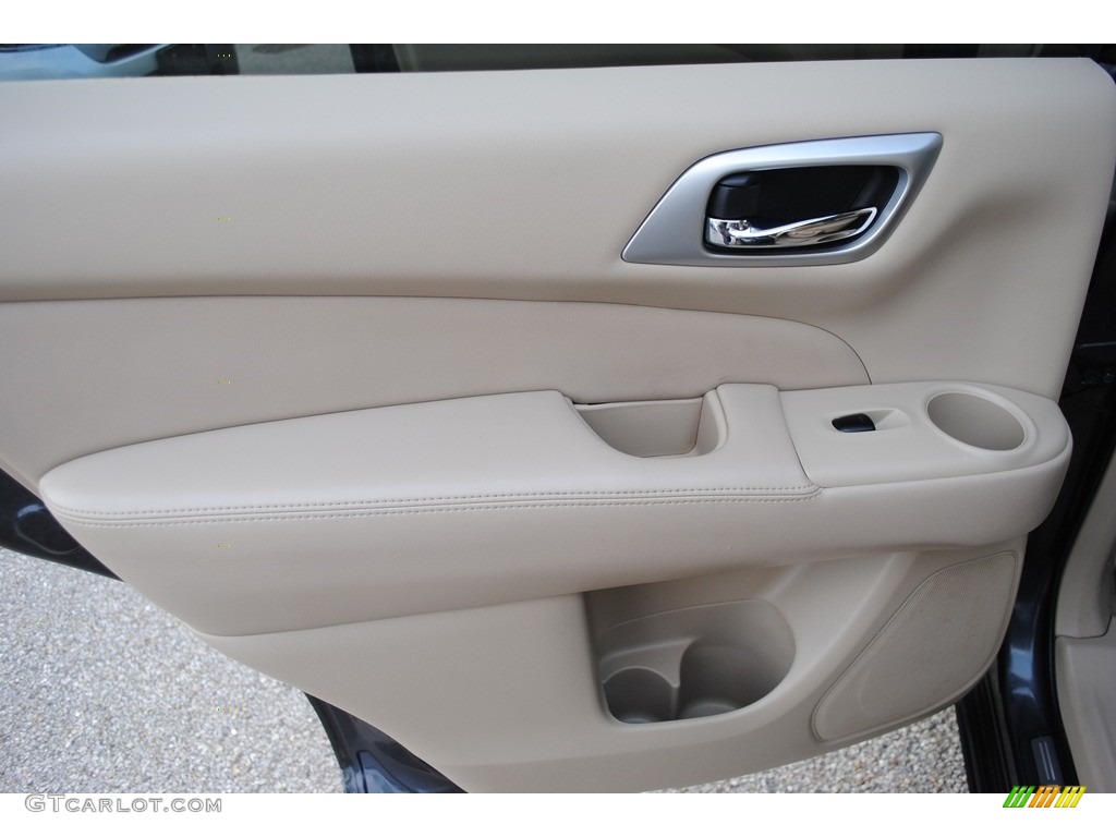 2014 Pathfinder SL AWD - Dark Slate / Almond photo #22
