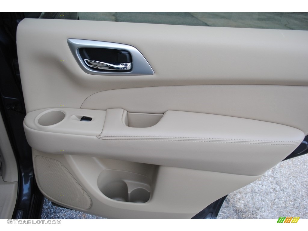2014 Pathfinder SL AWD - Dark Slate / Almond photo #26