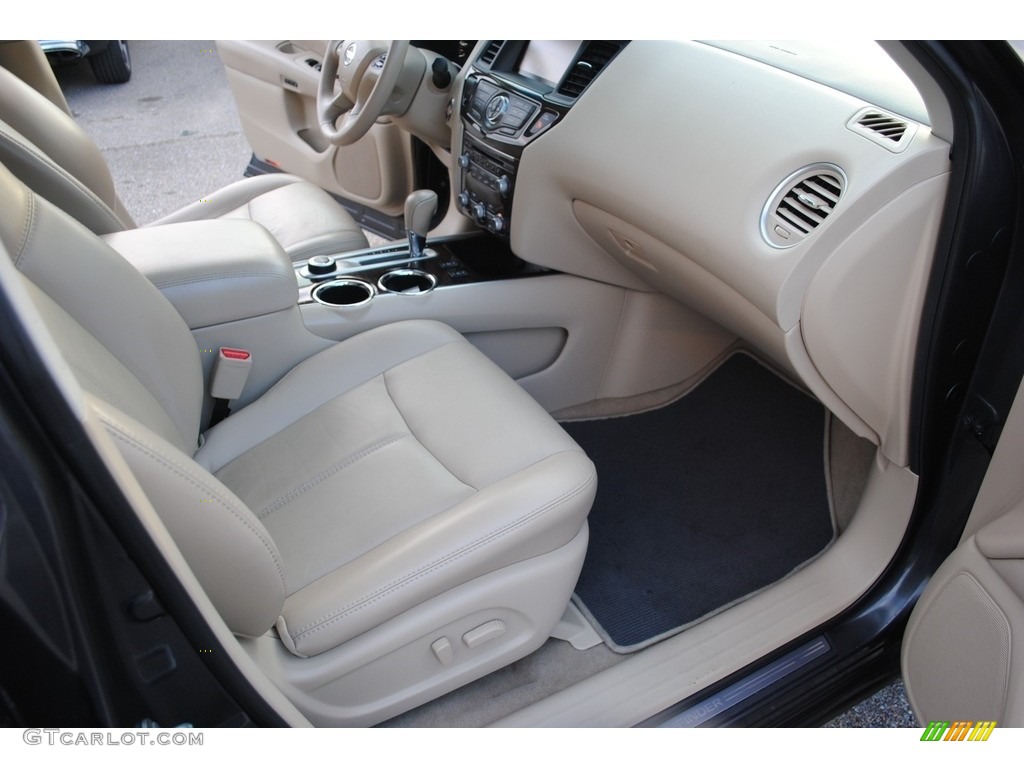 2014 Pathfinder SL AWD - Dark Slate / Almond photo #29