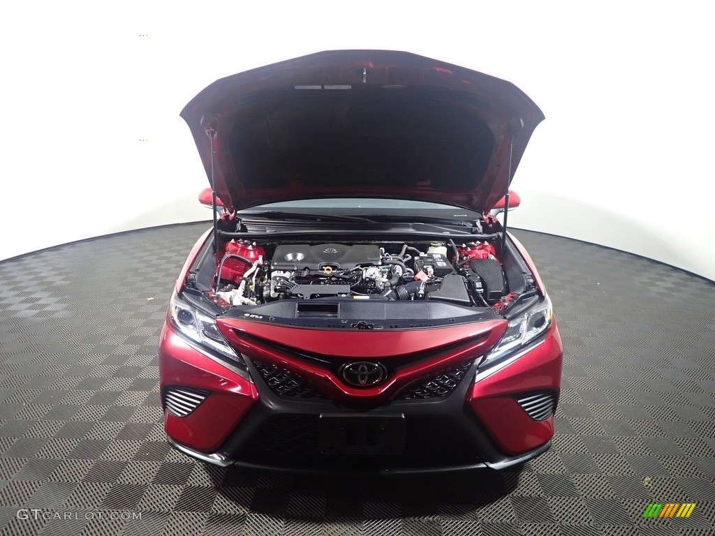 2018 Camry SE - Ruby Flare Pearl / Black photo #5